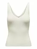 JDY Damen JDYNANNA S/L TOP KNT NOOS Trägershirt/Cami Shirt, Cloud Dancer, S