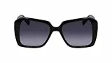 Karl Lagerfeld Unisex KL6140S Sunglasses, 001 Black, 53