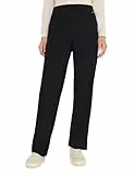 CECIL Damen 3817329 Straight Leg Hose, Black, L / 32L