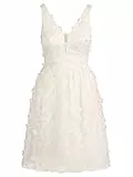 ApartFashion Damen Hochzeitskleid Kleid, Creme, 38 EU