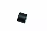 Gardinia Endstück, 2 x Endkappe, Metall, schwarz-matt, für Gardinentechnik Ø 16 mm