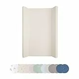 Ehrenkind® Abwaschbare Wickelauflage mit Keil - Hygienisch, Sicher und Vielseitig in Beige | Wickelauflage 50x70 | Wickelunterlage | Wickeltischauflage abwaschbar