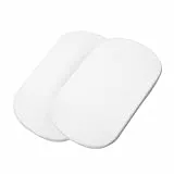 Maxi-Cosi Iora Bettlaken für Babybetten, Spannbettlaken für Maxi-Cosi Iora, Iora Air und Tori, 2er Set Spannbettlaken für Beistellbett, Weiß