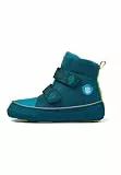 Affenzahn Minimal Midboot Comfy Jump Vegan, 32/32 Kinder, Hai blau