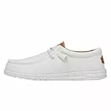 Hey Dude Wally Washed Canvas White, M15