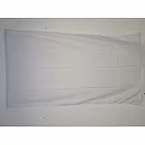 AZ FLAG - Flagge Einfarbig Weiss - 90x60 cm - Einfarbig Fahne 100% Polyester mit Messing-Ösen - 50g