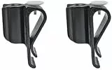 Golfschläger-Halter, Golfschlägertaschen-Zubehör, Golfschläger-Taschenclips, Organizer, wertvoller langlebiger Kunststoff, schwarzer Putting-Clip für Männer und Frauen, Golf-Zubehör, 2 Stück