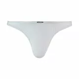 Bruno banani String Check Line 2.0 Gr. L - Karomuster Weiß - Bequeme Herren Unterhose mit Elastischem Bund - Atmungsaktiv & Hautfreundlich - Sportlich & Körpernah