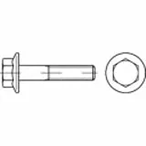 Sechskantschrauben mit Flansch M12 40 mm Sechskant DIN 6921 Stahl 100 Stück TOOLCRAFT 139629