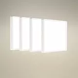 Ouyulong Deckenlampe, 18W 4000K LED Deckenleuchte, 23cm IP44 1620lm weiß rund für Schlafzimmer, Badezimmer, Wohnzimmer, Küche, Büro, Balkon (4 Stücke)