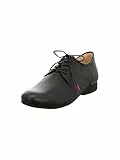 Think! Damen GUAD2 chromfrei gegerbte nachhaltige Halbschuhe, SCHWARZ 0030