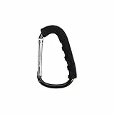 Original Dooky Universalhaken für Babywagen oder Baggy Kinderwagenhaken für den Alltag und Aufhängvorrichtung für Kinderwagen, schwarz