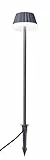 Northpoint LED Außen Wegelampe Gartenlampe Erdspieß Wegeleuchte 10W neutralweiß Terassenlampe 62cm hoch aus Aluminium 2m Netzkabel wassergeschützter Schalter