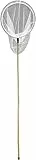 sera Pond Bambuskescher | 1,15m Langer Kescher | 85cm Stiel | Großes 30 cm Durchmesser Netz für Fische, Laub & Algen | Nachhaltiger Bambus | Umweltfreundlich & Kompostierbar | Ideal für Teiche