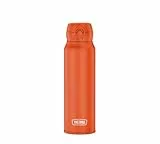 THERMOS ULTRALIGHT BOTTLE 0,75l, glowing orange mat, Thermosflasche aus Edelstahl, 10 heiß / 20 h kalt, absolut dicht für Wasser, Tee, stille Getränke