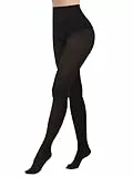 AMIYOYO Strumpfhosen Damen 80 DEN Ultra Blickdichte Microfaser Feinstrumpfhose Warm Haltbar mit Komfortbund