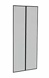 Windhager Insektenschutz Türvorhang Magnet, Insektenvorhang, Magnet Fliegengitter Tür, Moskitoschutz, 95 x 215 cm, schwarz