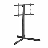 Vogel's TVS 3690 Drehbarer TV-Ständer für 40-77 Zoll | 50 kg | Max VESA 600x400 | Hochwertiger TV-Standfuß aus Stahl | Schwarz | Höhenverstellbar | Flexibles Kabelmanagement