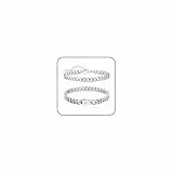 Herren Armband Edelstahl Armband Herren Silber mit Buchstaben Armbänder Panzerkette Armband Herren 2 Stücke Herrenarmbänder Gravur A-Z Armband Geburtstag Geschenke für Männer Freund Ehemann (V)
