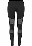 Urban Classics Damen Leggings, Schwarz, M