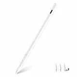 Stift für iPad (2018-2025) - Kompatibel mit iPad Pro 12.9' (M4/M3/M2), Air 7/6/5/4/3, 11.-6. Gen und Mini 5/6/7 - Mit 2-Fach Schnellladung, neigungssensitiver Steuerung und Palm-Rejection-Technologie