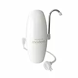 Aquaphor Modern Counter Top Filter System with Aqualen Technology. Filters Heavy Metals, pesticides and Taste-impaired substances Such as Chlorine, and Reduces Water Hardness, White, 1