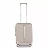 Stratic Straw T Hartschalen-Koffer Trolley Handgepäck Koffer klein Reisekoffer, nachhaltig, 4 Rollen, erweiterbar, TSA-Schloss (Größe S, Sand)