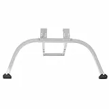 Elprico Wandleiter Stabilisator Stahlhaken mit Gummisitz für Einen Sicheren Griff, Einstellbares Design für Verschiedene Leitern, Premium -Stahlmaterial (Silber grau)