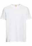 camel active Herren Basic Kurzarm T-Shirt mit Rundhalsausschnitt Weiß, Menswear-XL