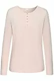 s.Oliver Damen Nachtwäsche Langarmshirt Schlafanzugoberteil rosa