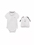 Tommy Hilfiger Body für Baby - Jungen Weiß 12 Monate (80cm)