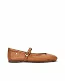 Pikolinos Ballerinas in Leder Carmona für Frauen Farbe Brandy