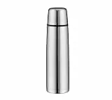 alfi ISOTHERM PERFECT DV 1,0l, Isolierflasche aus Edelstahl mit Trinkbecher, absolut dicht mit Drehverschluss, hält warm, ohne Fingerabdrücke, langlebig, spülmaschinenfest, BPA-frei