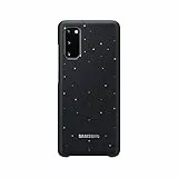 Samsung LED Smartphone Cover EF-KG980 für Galaxy S20 | S20 5G Handy-Hülle, LED-Benachrichtigungen, Lichteffekte, Schutz Case, schwarz - 6.2 Zoll