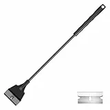 IKOPFLN 35cm Professioneller Algenschaber für Kleine und Mittlere Aquarien - Aquarium Reinigungswerkzeug mit Edelstahl Klingen - Glasreiniger mit Abnehmbarer Stange - Algenentferner für Fischbecken
