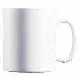 Luminarc Evolutions Kaffeebecher, Glas, 320 ml, 6 Stück, Weiß