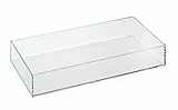 WENKO Kosmetik Organizer Femme Tray Long - Kosmetik-Aufbewahrung, Make-Up Organizer , Acryl, 30 x 5 x 15 cm, Transparent