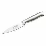 Nirosta Gemüsemesser – Premium Edelstahl, Ideal zum Schneiden und Schälen von Gemüse und Obst, Fugenlose Verarbeitung, 4 Jahre Garantie, Designed in Germany