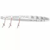 COMPRESSPORT Race Belt Rucksackhalter Startnummernband Voll verstellbar und funktional - Ideal zum Tragen Ihrer Gels, Weiß, eine Größe
