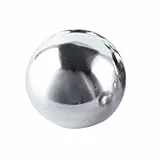 Didiseaon 100mm Hohle Edelstahl Dekorationskugel mit 1,0mm Wandstärke Hochglanzpoliert für Zuhause Büro
