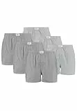 Levi's Levis Herren Woven Web Shorts Boxer Boxershorts Unterhose 6 er Pack, Farbe:Asphalt, Bekleidungsgröße:L