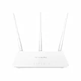 Tenda F3 N300 WLAN Router, 300Mbit/s, nur 2,4GHz, 3 * 5dBi Externe Antennen, 3 LAN/WAN-Port, Kindersicherung, Gastnetzwerk, Access Point Modus, Keine DSL-Funktion, für Wohnung mit 1-2 Zimmern, Weiß