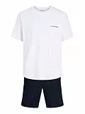 JACK & JONES Male Loungewear Set 2er-Pack Einfarbig Loungewear Set