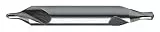 Ruko A1166111171R217025 217025 Zentrierbohrer DIN 333 HSS Form A Ø 2,5 x 45,0 x 6,3 mm, 2,5 mm, Schwarz
