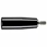 HALDER 24530.0051 Zylindergriffe, d1=26 mm / d2=M10 / Stahl, Schwarz
