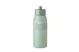 Mepal - Sportflasche Ellipse - Praktische Wasserflasche für Sport, Gym & Freizeit - Sport Trinkflasche mit weichem Ausgießer - Spülmaschinenfest & BPA-frei - 500 ml - Nordic sage
