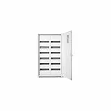 Hager Serie FWB – Box Verteilung Oberfläche 2 Abschnitt 6 Reihen 144 Module ausgestattet, White