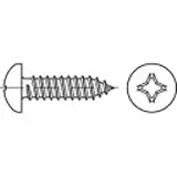 TOOLCRAFT 144971 Linsenkopfschrauben für Blech 2.9 mm 19 mm A Kreuz Philips DIN 7981 Stahl verzinkt 10