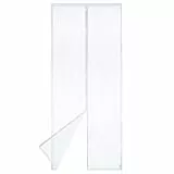 Apalus VP Fliegengitter Tür, Magnet Insektenschutz Balkontür 90x200 cm, 2 x Langlebiger als der Apalus Klassiker, Katzenkrallen Sicher, Stärkere Magneten, 3.8 cm Breites Klettband, Nicht Kürzbar
