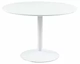 AC Design Furniture Isabella Spisebord, H: 74 x B: 110 x T: 110 cm, Ø: 110 cm, Weiss, MDF/Metall, 1 Stk